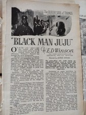 Sk175 Ephemera 1950s Article juju West Africa