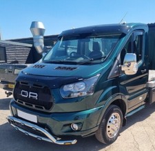 White overlay sticker Fits TRANSIT MK8 FRONT BUMPER GRILLE