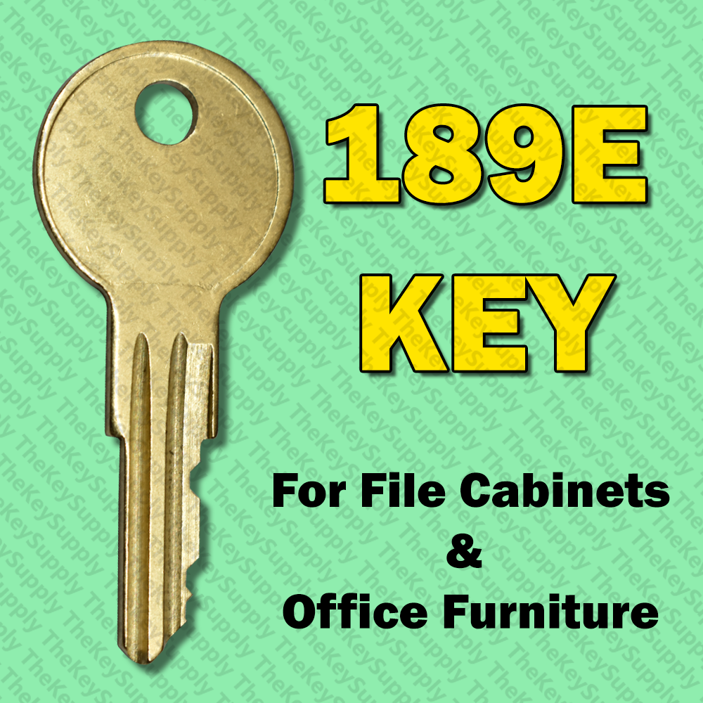 189E Replacement Key for Desk File Cabinet and Office Furniture-image