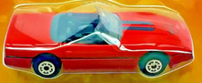 1982 Chevrolet Corvette 1:64 Scale Red Die Cast Chevy Vette New Cut Card, Maisto