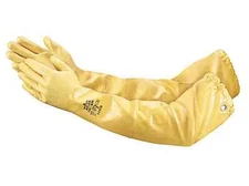 1- Atlas 772 26" Chemical Resistant Nitrile Coated Lined Protective Work Gloves
