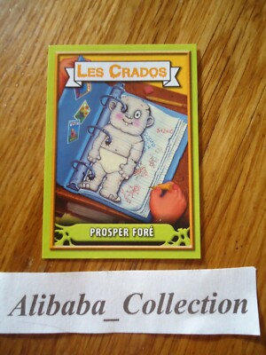 Image * Les CRADOS 3 N° 12 * 2004 album card Sticker FRANCE Garbage Pail Kid 
