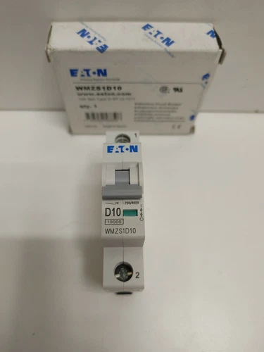 NEW OLD STOCK! EATON 10A 230/400V MINIATURE CIRCUIT BREAKER WMZS1D10
