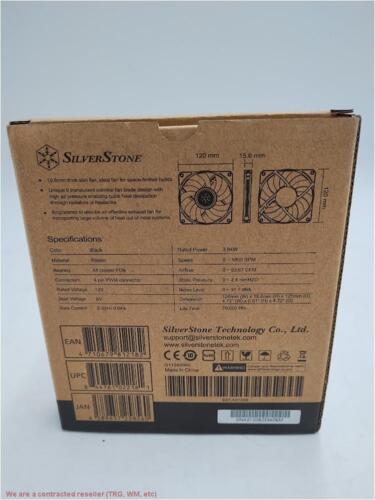 SilverStone Technology Air Slimmer 120 120x120x15.6mm Black Frame SEE DETAILS - Picture 2 of 2