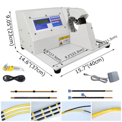 110V Automatic Hand-held Wire Harness Tape Winding Machine Wire Diameter 3-30mm