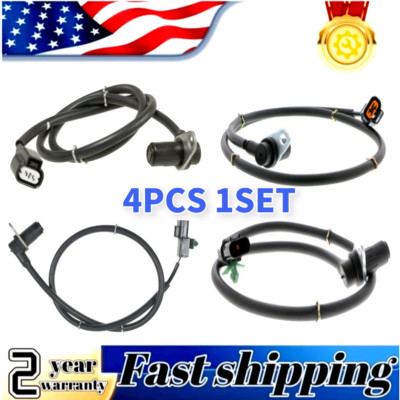 4x ABS Wheel Speed Sensor Front Rear Left & Right For Mitsubishi Montero 01-2006