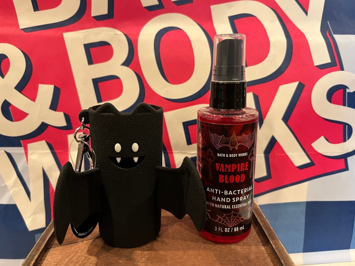 Bath & Body Works VAMPIRE BLOOD Bat Holder Flapping Wings Spray