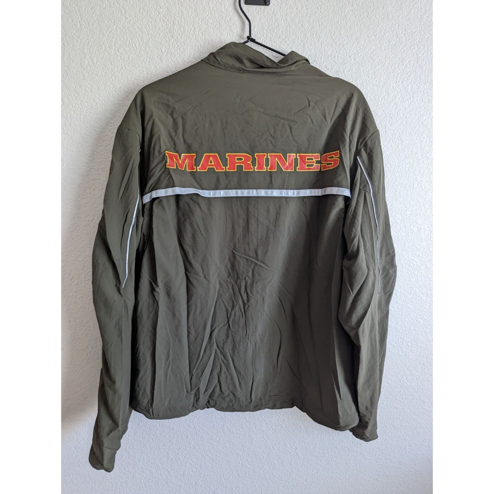 New Balance Men's US Marine Corps Windbreaker Jacket … Gem