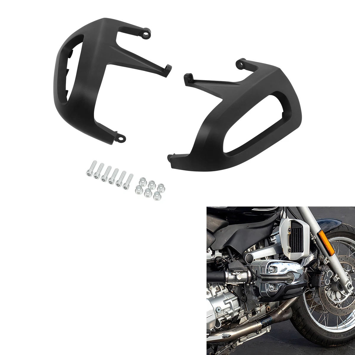 Cubierta Intermitente De Carbono Para BMW Boxer (R1100S) Cup – Negro, Halógeno, Posición Delantera Izquierda/derecha
