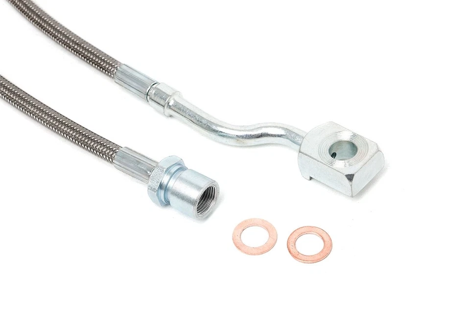 Paquete de 2 líneas de freno delanteras 89370 para Chevy Silverado GMC Sierra 1500 2007-2019 NUEVO Foto 2 de 2