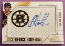 2013-14 Dominion Back to Back Beginnings Auto Dougie Hamilton/J Schultz 14/49
