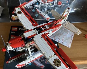 LEGO TECHNIC 42040 FIRE PLANE Played Complete Instruction Box Double Build