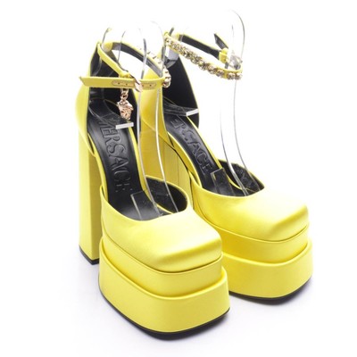 Pumps Versace Gelb 35 EUR Neu Medusa Aevitas