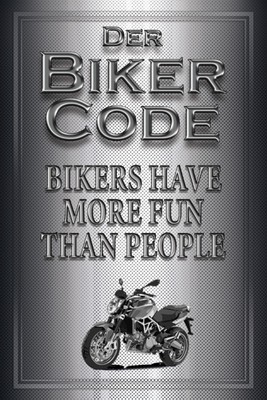 Ontrada Holzschild 20x30cm Motorrad Biker Code More Fun People Holz Schild