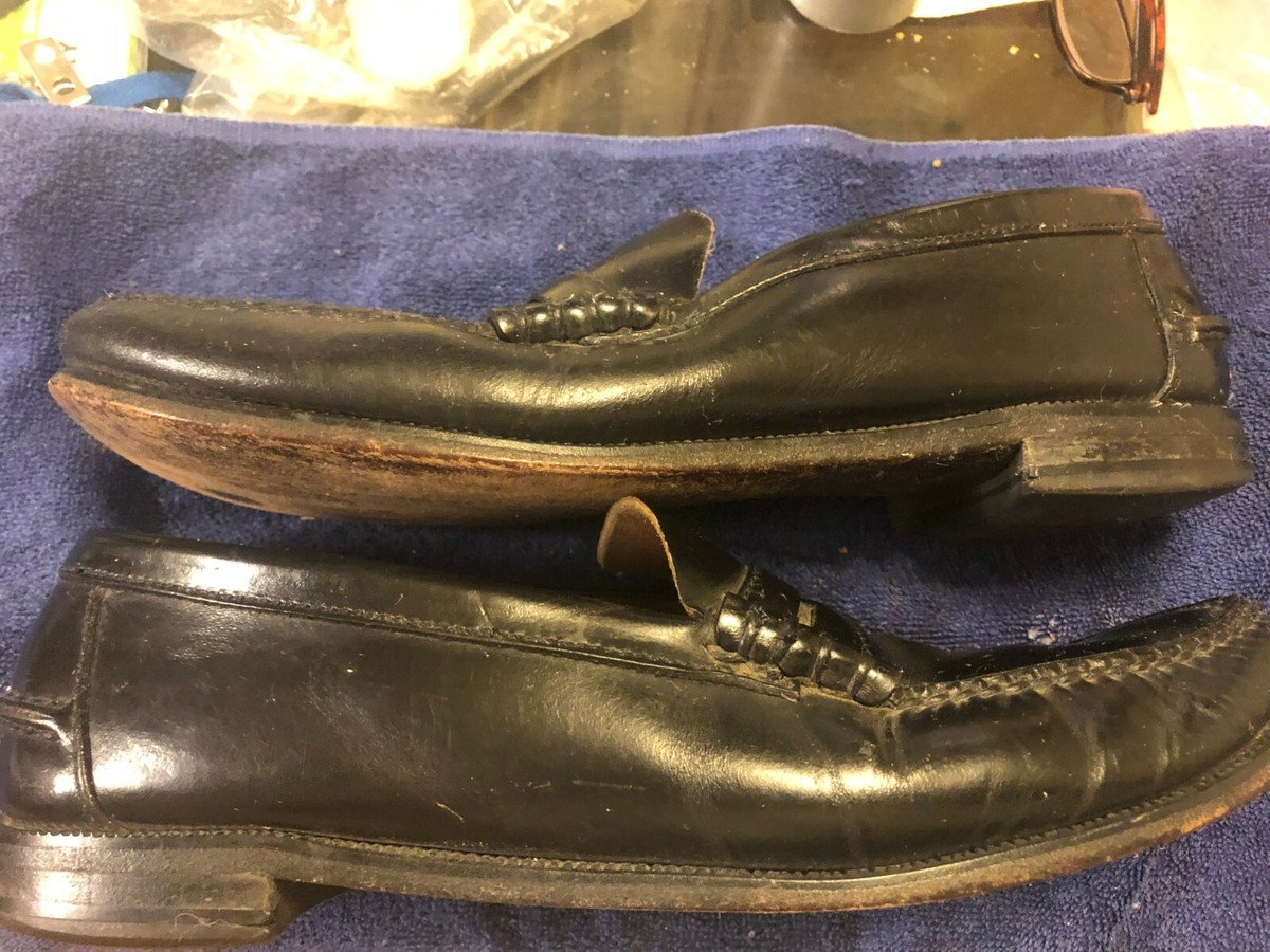 NWT-Vintage Never Worn Black Florsheim Penny Loafers. 10 EEE Florsheim Mens Black Wingtip Slip-on Shoes 10.5 | eBay main image 2