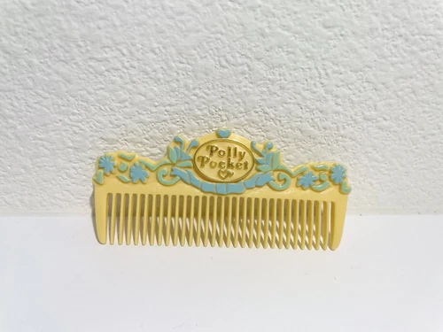 1990 Polly Pocket Pyjama Party Tiny Trinkets Dressing Table  vintage comb💍👑💄
