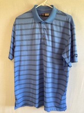 Callaway Opti-Dri Mens Blue Polo Shirt Size MEDIUM Golf Short Sleeve EUC