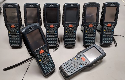 Lot of 8x Datalogic DL-Kyman Portable Data Terminal Barcode Scanner ...