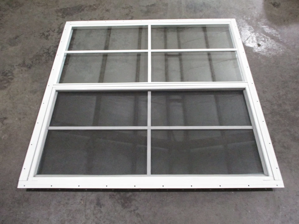 *NEW* (LOT OF 28) HATIAN SHED WINDOW 36"x36" ALUMINUM FLUSH MOUNT w/SCREEN — 第 4/4 张图片