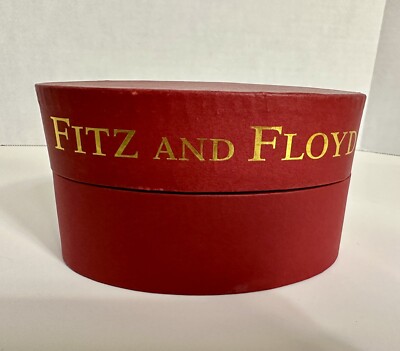 Fitz & Floyd Glass Menagerie 2.5  Red Hat Summer in Paris 2004 Original Box Mint