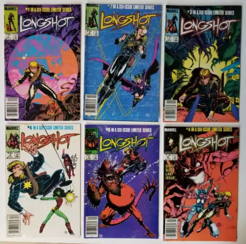Longshot Limited Series 1 through 6 Marvel Comics Bronze and Copper Age    1985