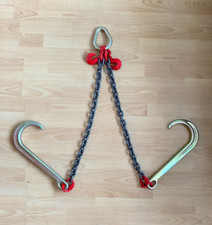 V-Assembly 1M J Hook Brother Chain Winch Tow Off Road Recovery Assistance UK