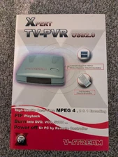 V-stream Xpert TV-PVR USB2 TV Tuner Box with Remote UNOPENED