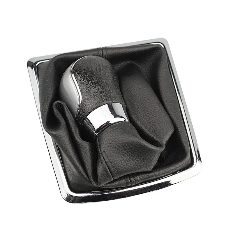 Bota manual de cuero PU con perilla de cambio de marchas de 5 velocidades para Ford Focus 2005-2012 Foto 3 de 4