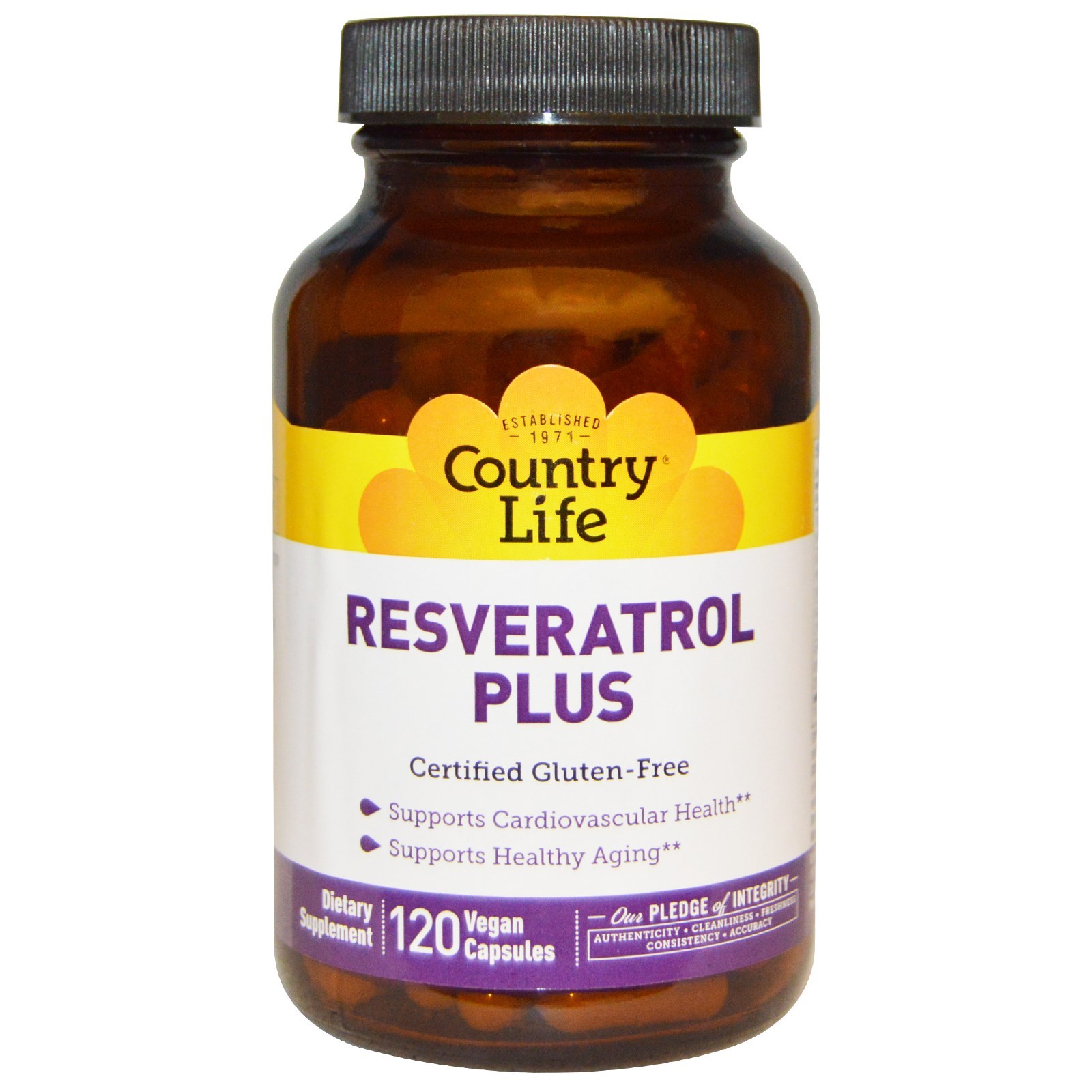 Resveratrol PLUS - 60 caps - Country Life