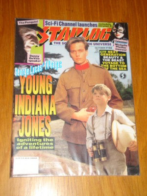 STARLOG #183 SCI-FI MAGAZINE OCTOBER 1992 YOUNG INDIANA JONES DANNY DEVITO