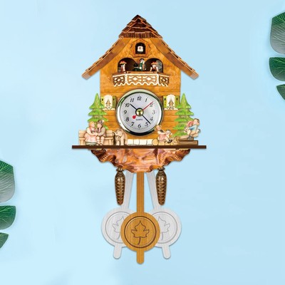 Cuckoo Bird Wall Clock Gugu Watching Time Wall Clock Living Room Home Decoration