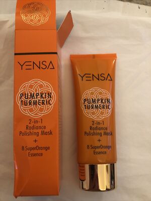YENSA Pumpkin Turmeric 2-in-1 Radiance Polishing Mask Sealed 70ml NIB