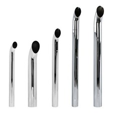 3"/4"/5" OD 36"/48"/60" Length Curved Stack Pipe Horn Exhaust Truck Tailpipe