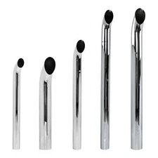 3"/4"/5" OD 36"/48"/60" Length Curved Stack Pipe Horn Exhaust Truck Tailpipe