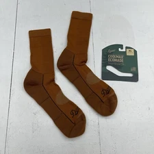 Danner Coolmax Ecomade Orange Lightweight Hiking Crew Socks Mens Size XL New