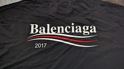 Balenciaga 2017 Wave Campaign Black T Shirt Small | eBay Balenciaga 2017 Wave Campaign Black T Shirt Small | eBay
