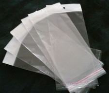 100 CRYSTAL CLEAR SELF ADHESIVE RESEALABLE CELLO OPP MULTI-SIZED BAGS