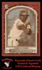 2020  Bowman Chrome #FTF-RJ Reggie Jackson Farm to Fame Orange #3/25 Athletics