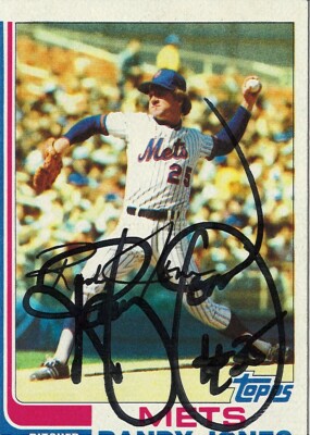 RANDY JONES NEW YORK METS 1976 CY YOUNG WINNER RARE SIGNED BASEBALL ...