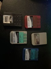 Thrustmaster Blue 1 Mb Memory Card Sony Playstation 1 ps1 Lot Of 5