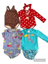 Bundle of EUC Toddler Girl Swimsuits - Size 18 month