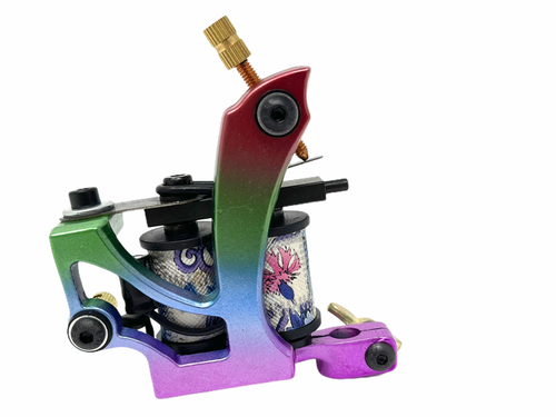 INKgrafiX® TATTOOMASCHINE IG-53 Regenbogen Spulenmaschine -Tattoo Maschine Spule - Picture 2 of 4