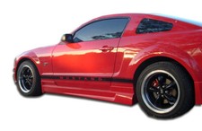 05-09 Ford Mustang Racer Duraflex Side Skirts Body Kit 100650