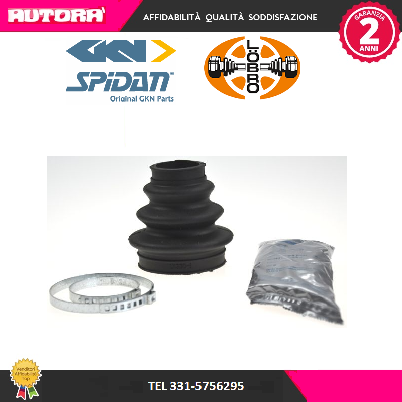 Kit cuffia Semiasse posteriore lato differenziale (MARCA-LOBRO)..