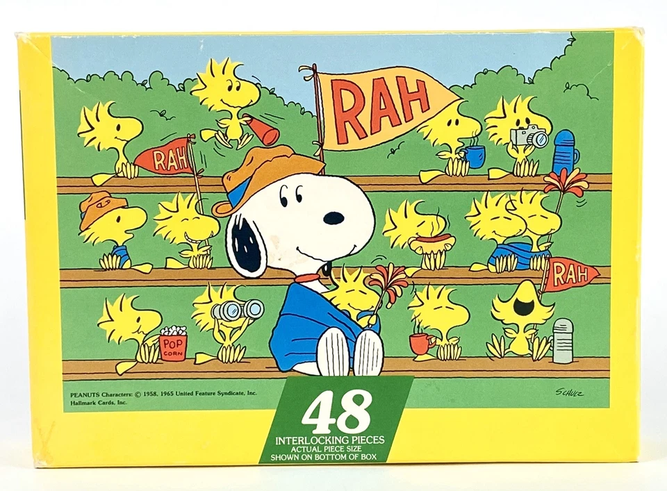 Vintage Springbok Snoopy Jigsaw Puzzle Go Team 48 Pieces Complete - Image 3 of 4