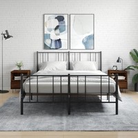 Nachttische 2 Stk. Braun Eichen-Optik 40X35X50 Cm Holzwerkstoff