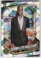 2025 Panini Prizm WNBA #144 Dominique Malonga Ice Prizms