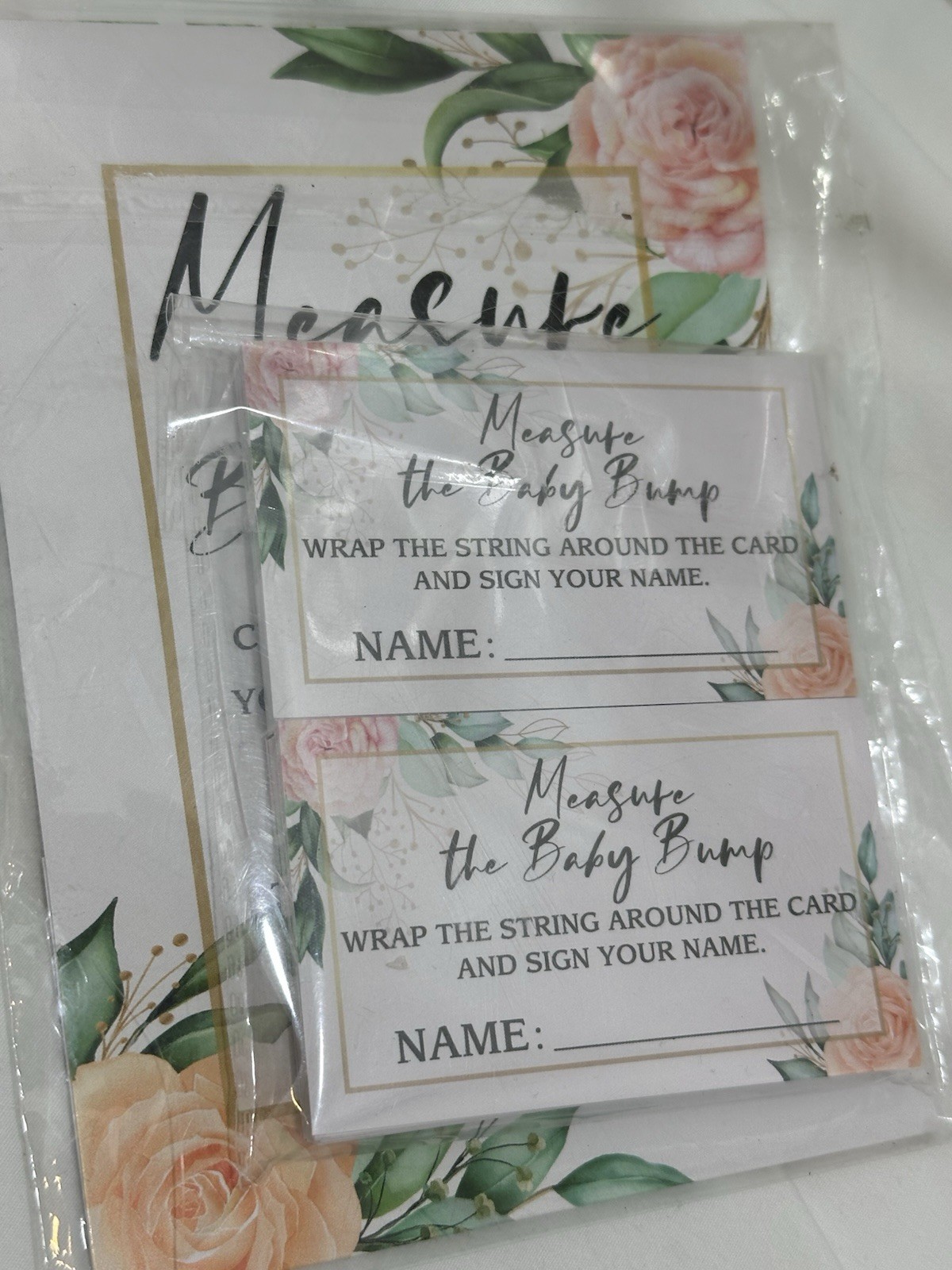 Measure The Baby Bump Game/Brand New In Pack