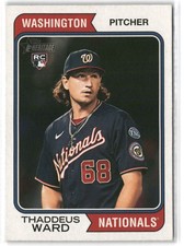 Topps 2023 Topps Heritage #576 Thaddeus Ward Rookie