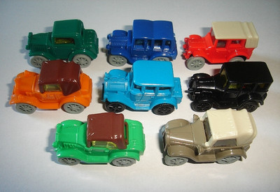 VINTAGE MODEL CARS COLLECTION 1920's SET 1:87 H0 - KINDER SURPRISE MINIATURES